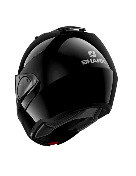 CASCO SHARK EVO-ES BLANK NEGRO BRILLO