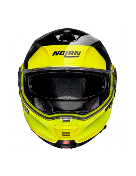 CASCO NOLAN N100-5 PLUS DISTINTIVO N-COM NEGRO / AMARILLO 28