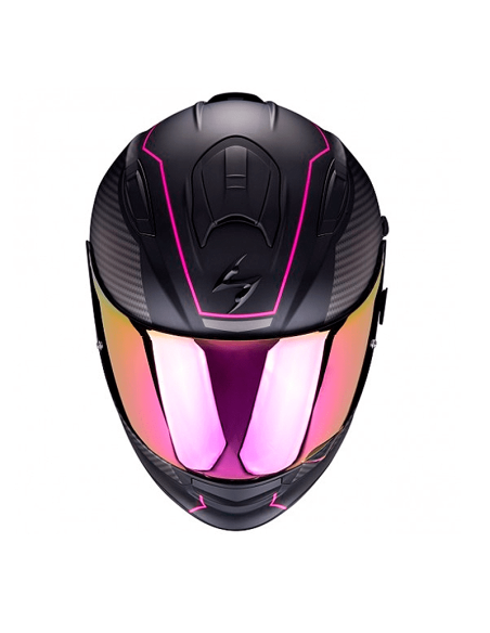 SCORPION EXO-510 KAPPE SCHWARZ / ROSA MATTE LUFTRAHMEN