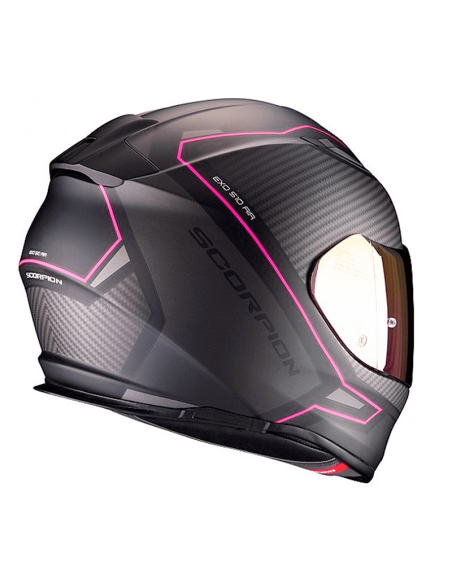 SCORPION EXO-510 KAPPE SCHWARZ / ROSA MATTE LUFTRAHMEN