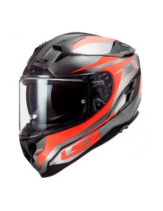 HELM LS2 FF327 HERAUSFORDERUNG JEANS CANON / ORANGE FUOR