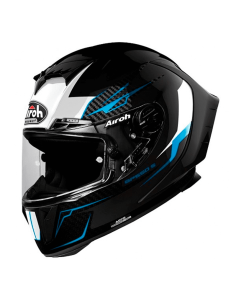 CASCO AIROH GP550 S VENOMO NEGRO BRILLANTE