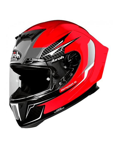 CASCO AIROH GP550 S VENOMO ROJO BRILLANTE