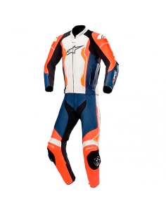 KOMBINATION ALPINESTARS GP KRAFT ROT FLUOR / SCHWARZ / WEISS / ORANGE FLUOR
