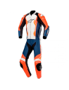 KOMBINATION ALPINESTARS GP KRAFT ROT FLUOR / SCHWARZ / WEISS / ORANGE FLUOR