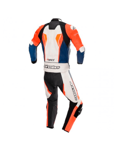 KOMBINATION ALPINESTARS GP KRAFT ROT FLUOR / SCHWARZ / WEISS / ORANGE FLUOR 2