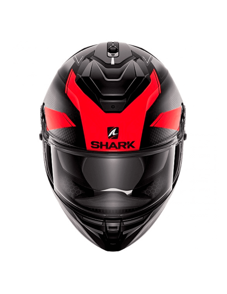 HELM SHARK SPARTAN GT ELGEN MATT SCHWARZ / ANTHRAZIT / ROT