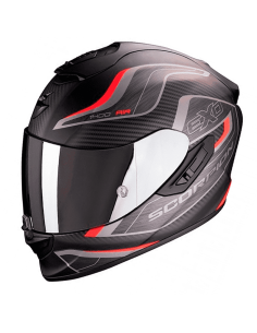 CASCO SCORPION EXO-1400 AIR ATTUNE MATE NEGRO / ROJO