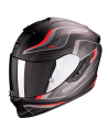 CASCO SCORPION EXO-1400 AIR ATTUNE MATE NEGRO / ROJO