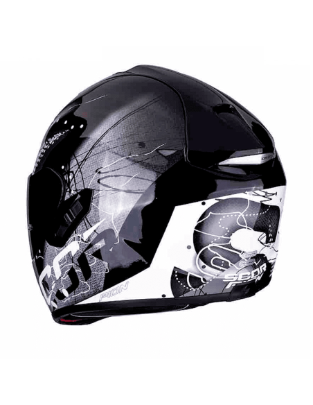 SCORPION EXO-1400 AIR CLASSY SCHWARZ / SILBER
