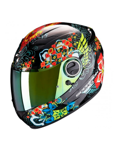 CASCO SCORPION EXO-490 DIVINA NEGRO / ROJO / AZUL