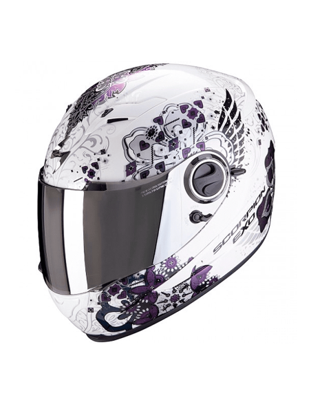 CASCO SCORPION EXO-490 DIVINA BLANCO / CAMALEÓN
