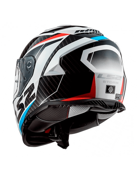HELM LS2 FF800 STORM RACER BLAU / ROT