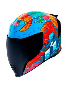 HELM ICON AIRFLITE BLAU ROT