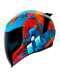 HELM ICON AIRFLITE BLAU ROT 2