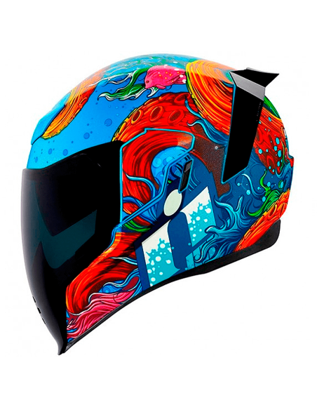 HELM ICON AIRFLITE BLAU ROT