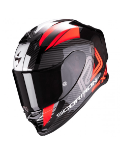 SCORPION EXO-R1 AIR HALLEY SCHWARZ METALL / ROT