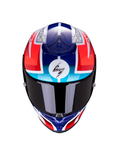 SCORPION EXO-R1 LUFT-STURZHELM WEISS / BLAU / ROT 2