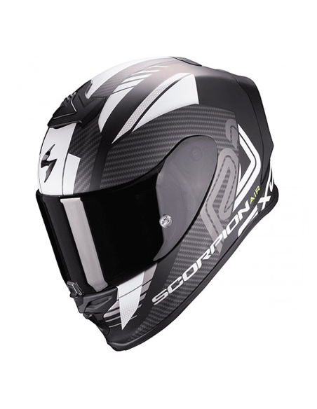 CASCO SCORPION EXO-R1 AIR HALLEY MATE NEGRO / BLANCO