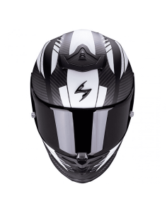 HELM SCORPION EXO-R1 AIR HALLEY MATT SCHWARZ / WEISS 2