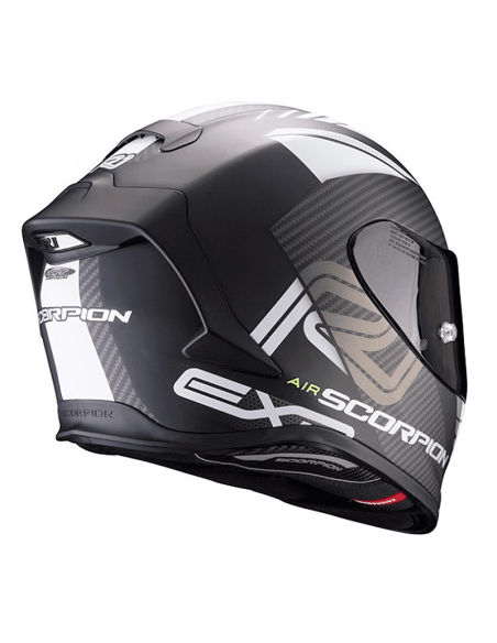 CASCO SCORPION EXO-R1 AIR HALLEY MATE NEGRO / BLANCO