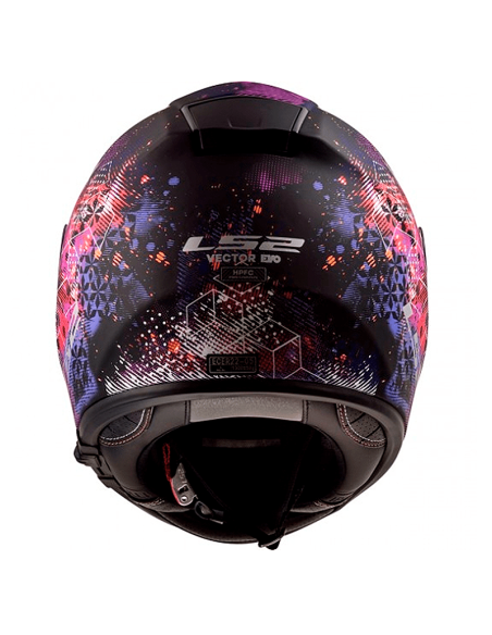 HELM LS2 FF397 VEKTOR HPFC EVO COSMOS MATT SCHWARZ / ROSA
