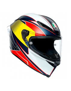 CASCO AGV CORSA R SUPERSPORT AZUL / ROJO / AMARILLO