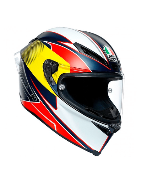 HELM AGV KORSETT R SUPERSPORT BLAU / ROT / GELB