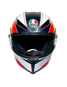 CASCO AGV CORSA R SUPERSPORT AZUL / ROJO / AMARILLO 2