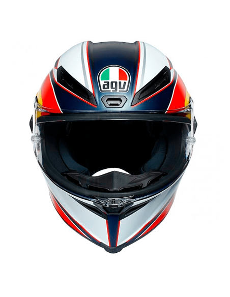 HELM AGV KORSETT R SUPERSPORT BLAU / ROT / GELB