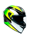 CASCO AGV CORSA R SUPERSPORT NEGRO / BLANCO / LIMA