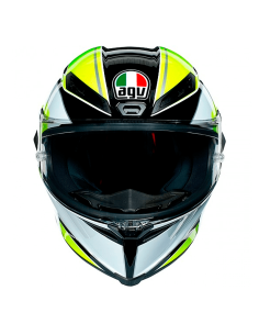 HELM AGV KORSETT R SUPERSPORT SCHWARZ / WEISS / LIME 2