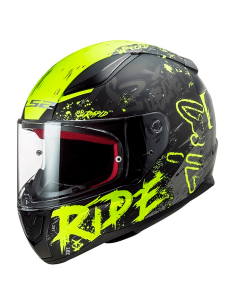 HELM LS2 FF353 SCHNELL NAUGHTY MATT SCHWARZ SCHWARZ H-V GELB