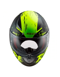 HELM LS2 FF353 SCHNELL NAUGHTY MATT SCHWARZ SCHWARZ H-V GELB 2