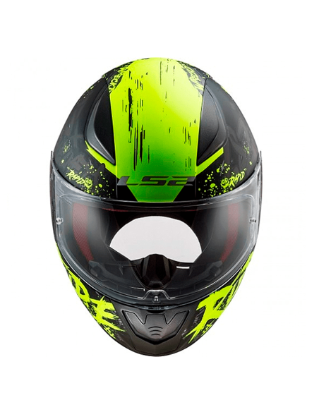CASCO LS2 FF353 RAPID NAUGHTY MATE NEGRO H-V AMARILLO