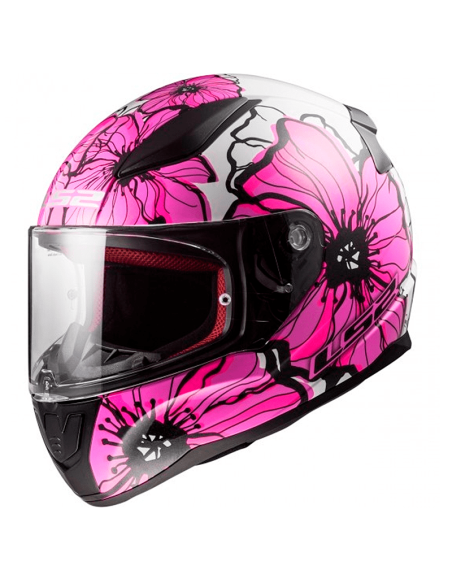 HELM LS2 FF353 SCHNELL MOHNBLUME ROSA