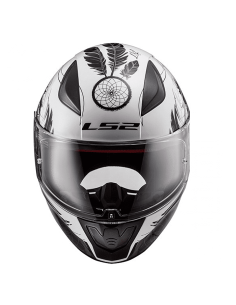 HELM LS2 FF353 RAPID BOHO WEISS / SCHWARZ / ROSA 2