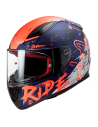HELM LS2 FF353 RAPID NAUGHTY BLAU MATT / ORANGE FLUOR