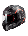 HELM LS2 FF353 RAPID CIRCLE TITAN MATTE MATT ORANGE FLUOR