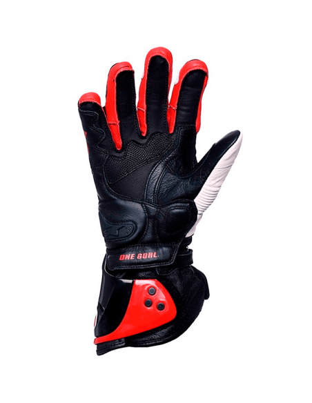 GUANTES ALPINESTARS GP PRO NEGRO / BLANCO / ROJO