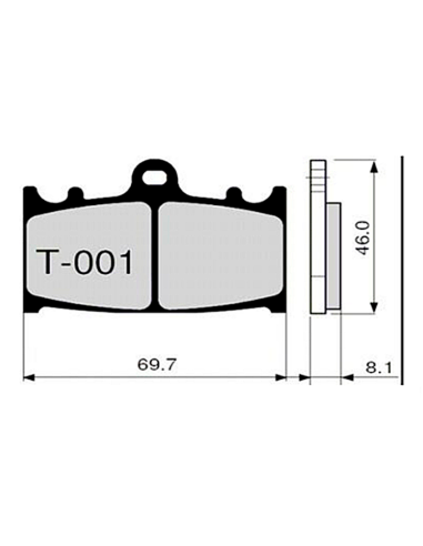 Pastillas de freno ZCOO T001 EX (RACE)