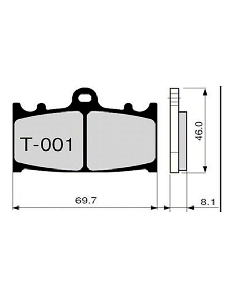 Pastillas de freno ZCOO T001 EX (RACE)