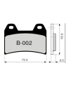 Pastillas de freno ZCOO B002 EX (RACE)