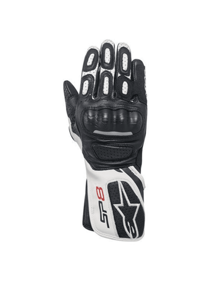 Handschuhe ALPINESTARS SP-8 V2 Schwarz und Weiß