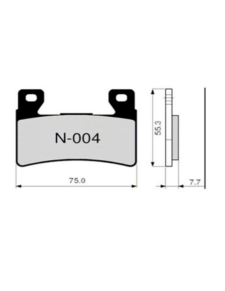 Bremsbeläge ZCOO N004 EXC (ENDURANCE)