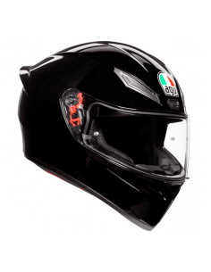 HELM AGV K-1 SCHWARZ GLÄNZEND