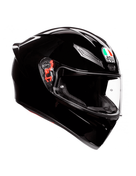 HELM AGV K-1 SCHWARZ GLÄNZEND