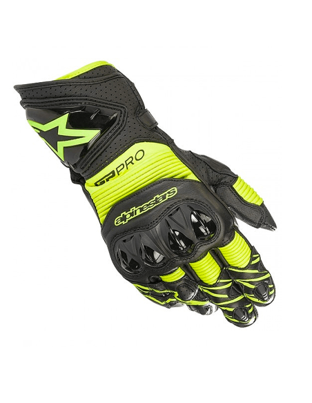 GUANTES ALPINESTARS GP PRO R3 NEGRO / AMARILLO FLUO