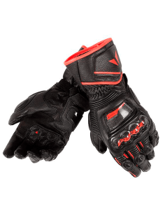 HANDSCHUHE DAINESE DRUID D1 LONG SCHWARZ / ROT FLUU