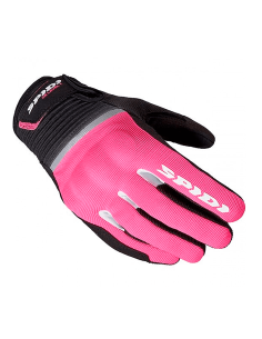 GUANTES SPIDI FLASH CE SEÑORA NEGRO / FUCSIA